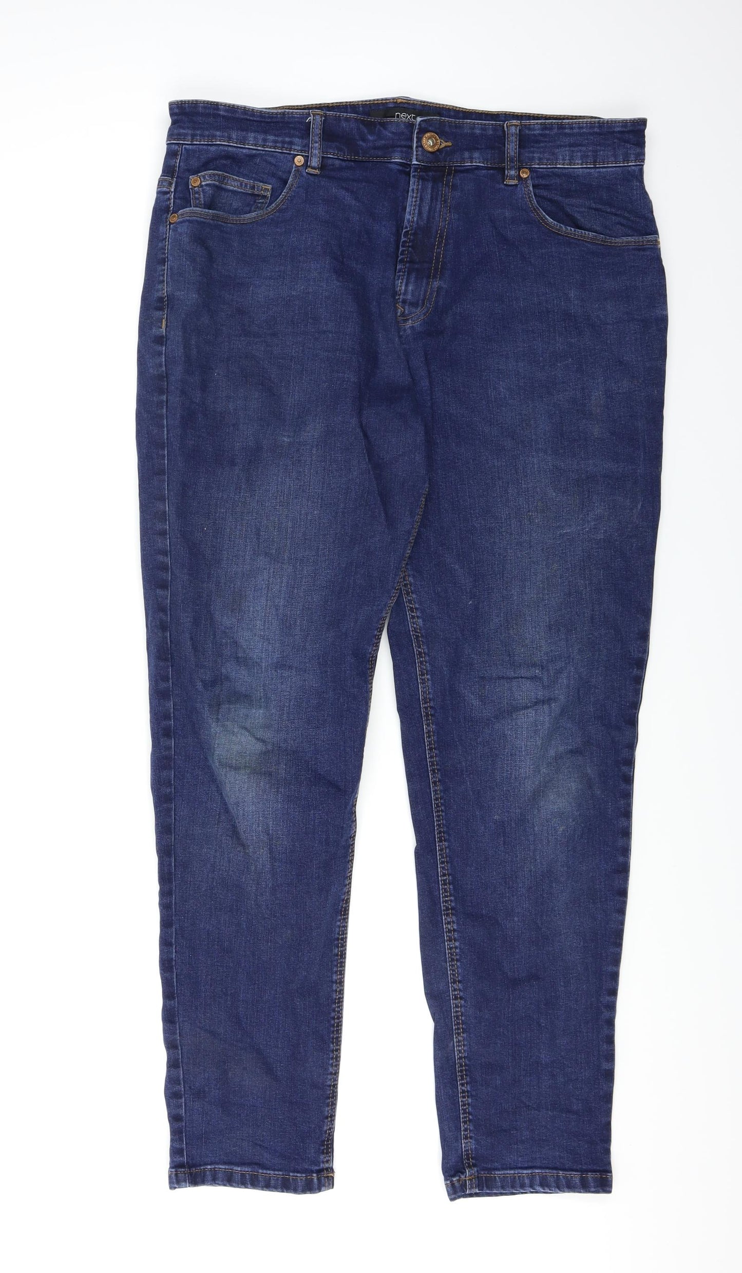 NEXT Mens Blue  Denim Skinny Jeans Size 34 L28 in