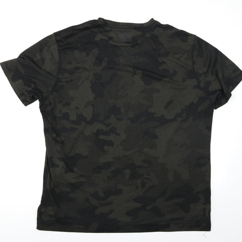 Ralph Lauren Mens Green Camouflage   T-Shirt Size XL