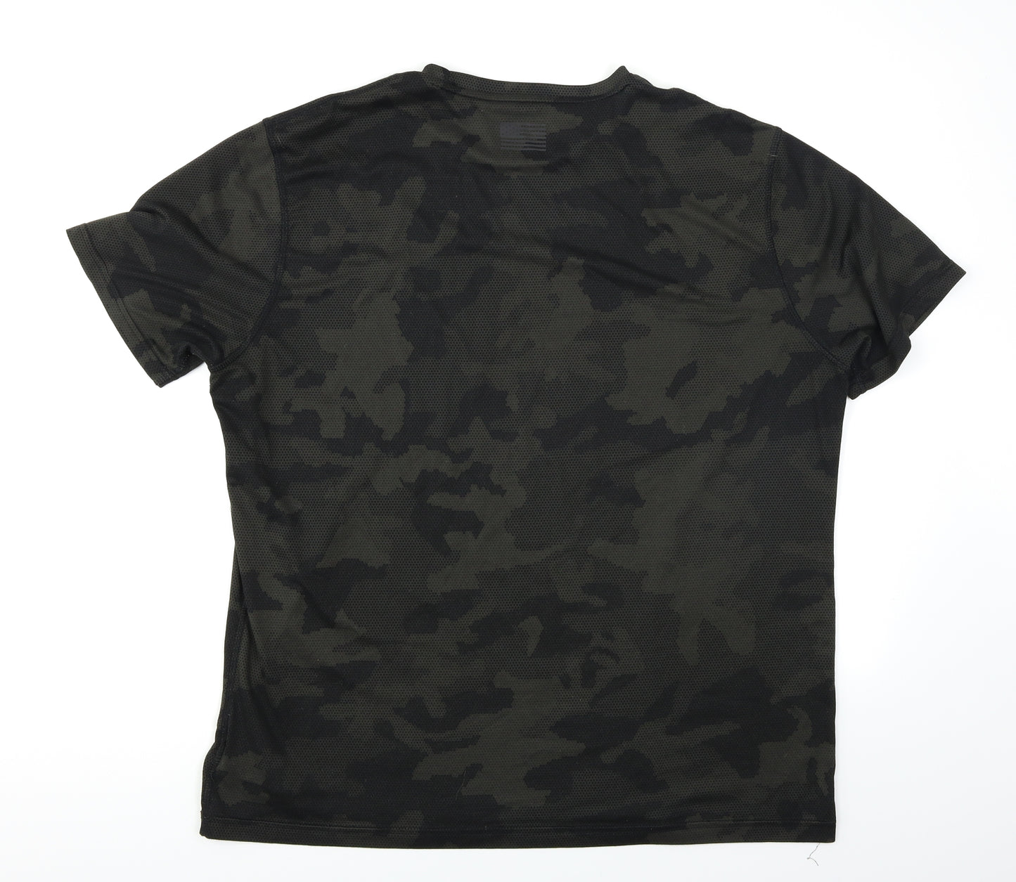 Ralph Lauren Mens Green Camouflage   T-Shirt Size XL