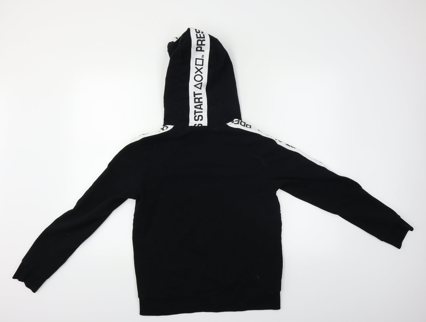 PlayStation Boys Black   Pullover Hoodie Size 14 Years  - Playstation