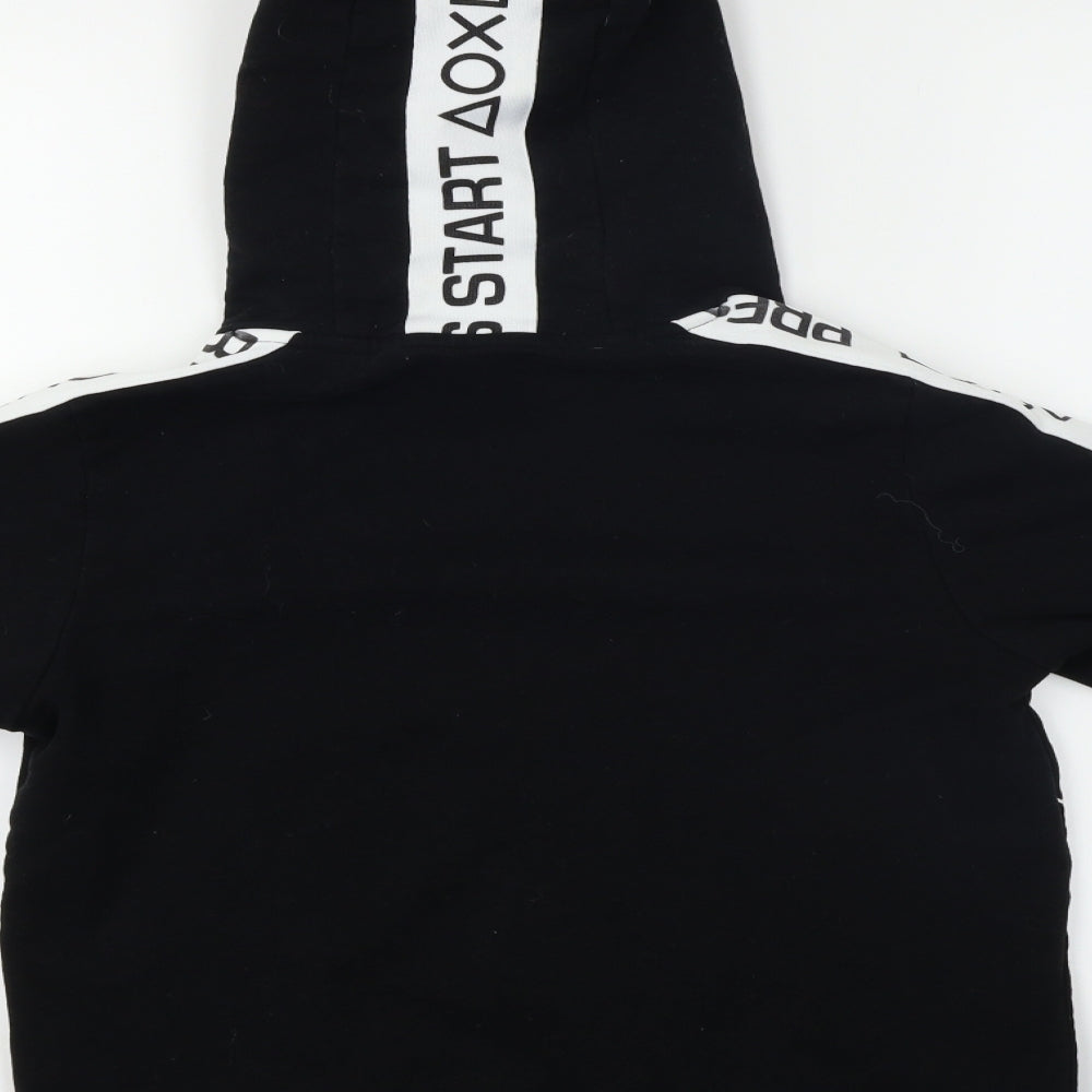 PlayStation Boys Black   Pullover Hoodie Size 14 Years  - Playstation