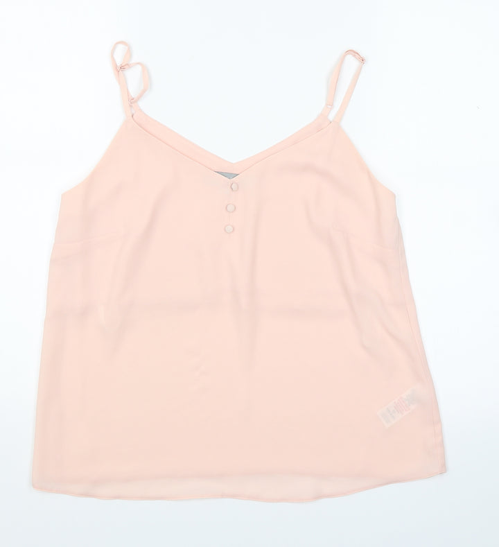 Dorothy Perkins Womens Pink Basic Blouse Size 12