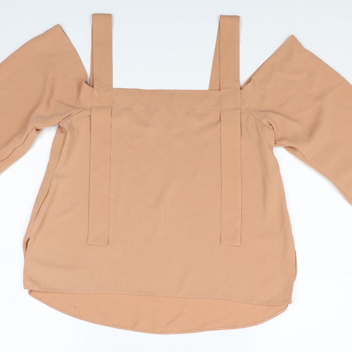 ASOS Womens Brown   Basic Blouse Size 10