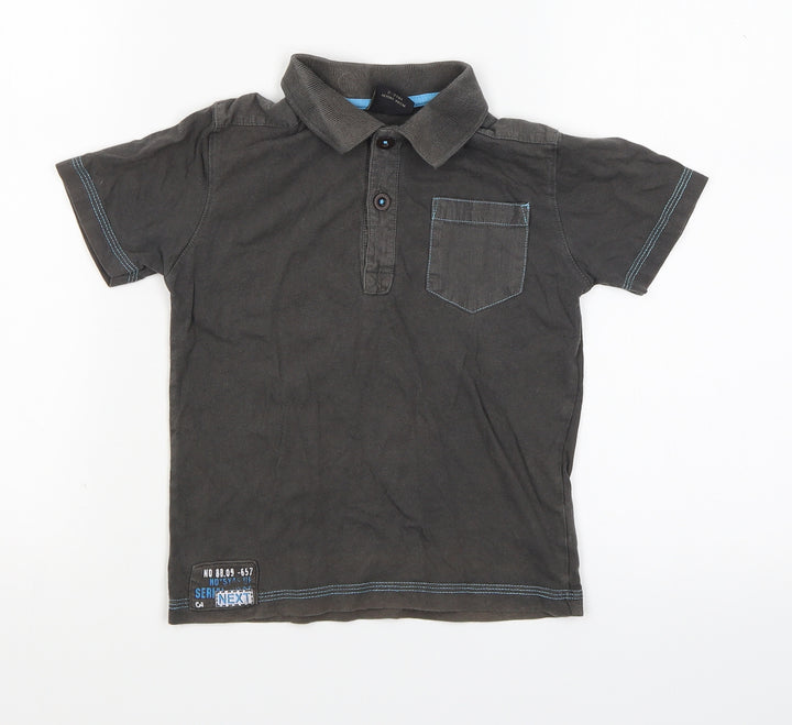 NEXT Boys Grey Basic Polo Size 2-3 Years