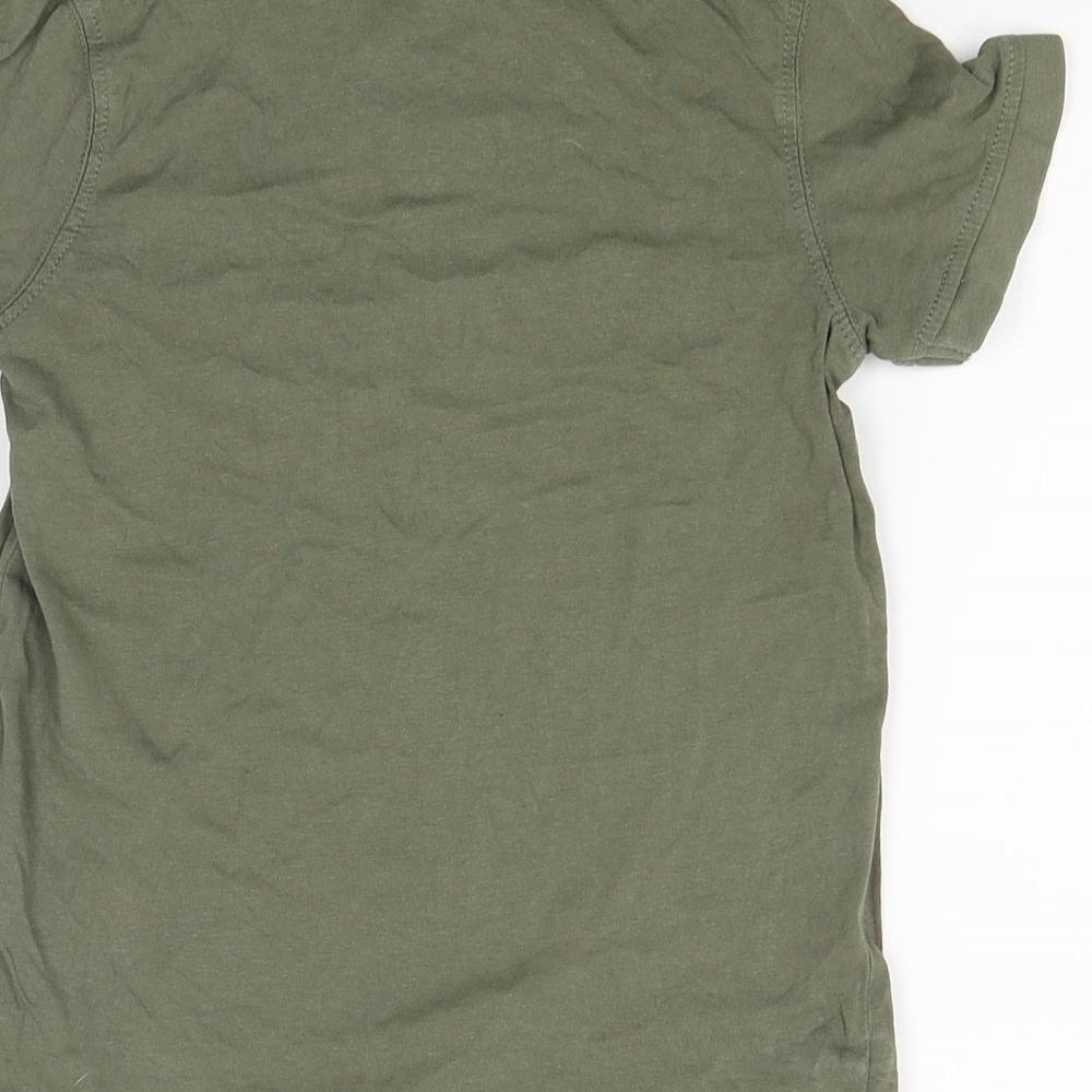 George Boys Green   Basic T-Shirt Size 3-4 Years  - DInosaur