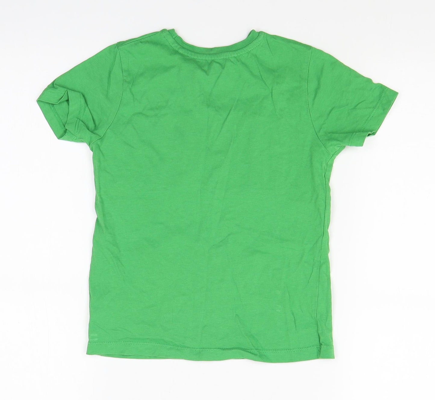 Primark Boys Green   Basic T-Shirt Size 5-6 Years  - HULK