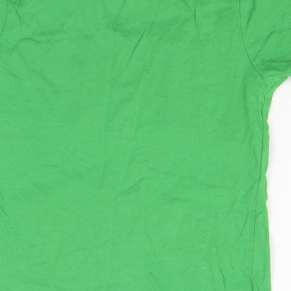 Primark Boys Green   Basic T-Shirt Size 5-6 Years  - HULK