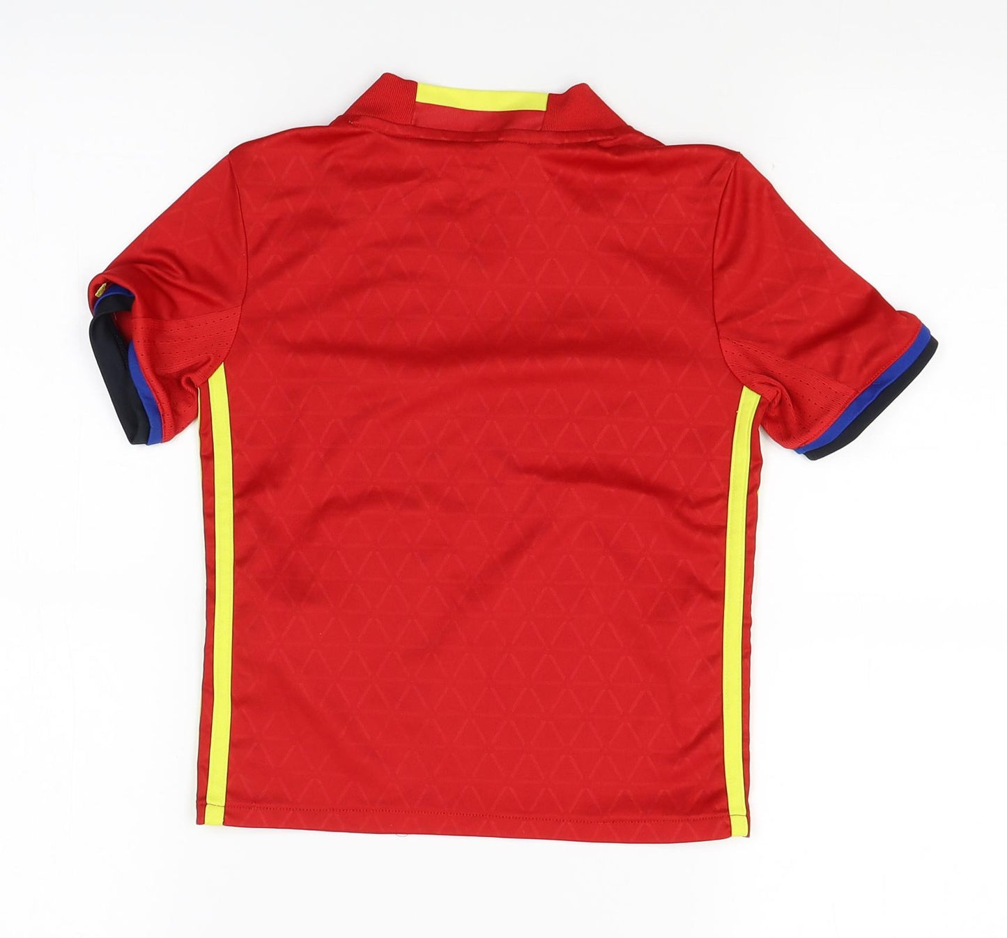 adidas Boys Red   Basic T-Shirt Size 5-6 Years  - spanish football