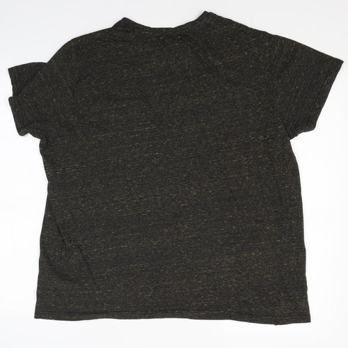 Cedar Wood State Mens Brown    T-Shirt Size 2XL
