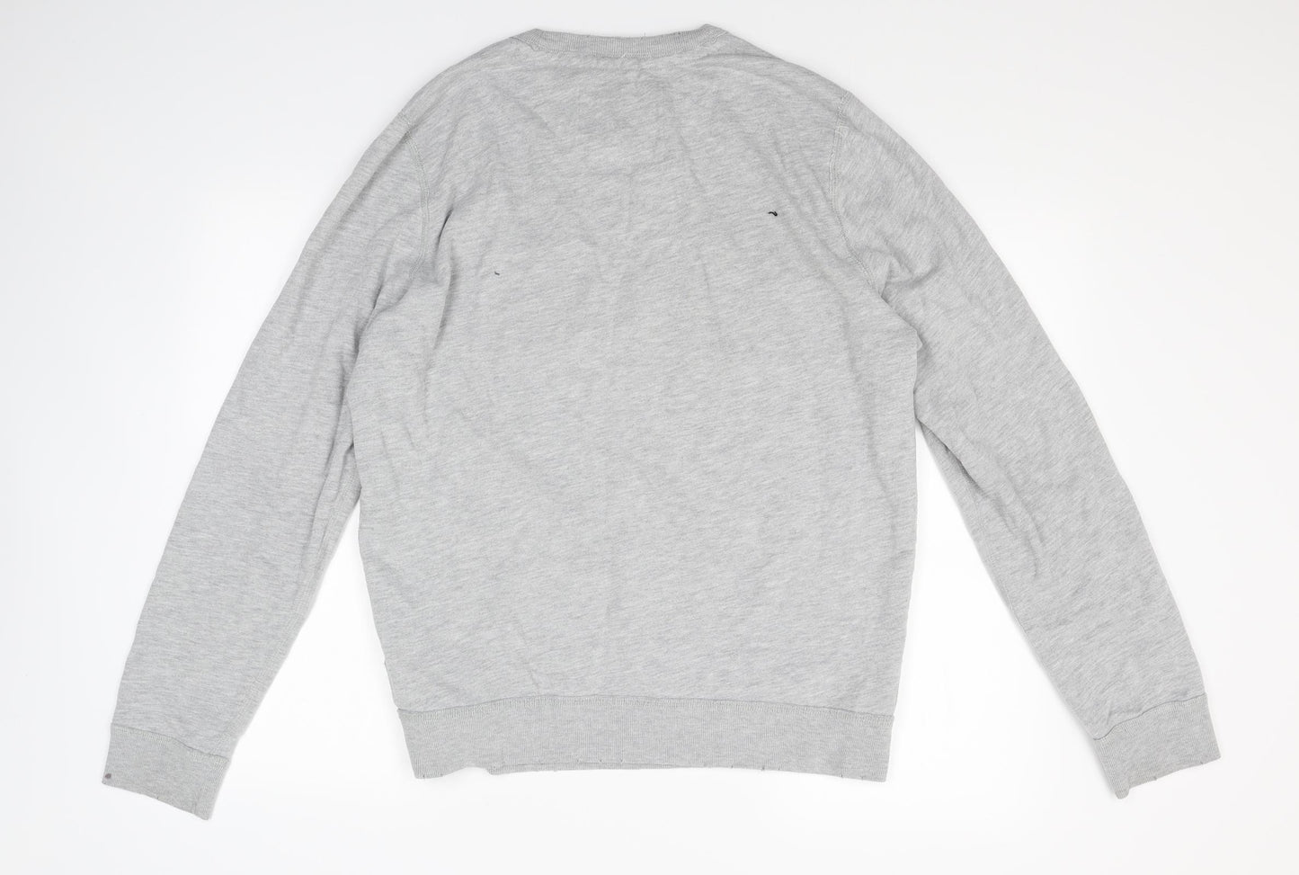 Abercrombie & Fitch Mens Grey  Knit Pullover Jumper Size L