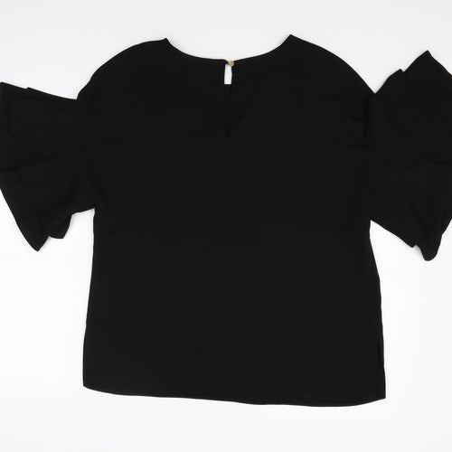 F&F Womens Black   Basic Blouse Size 8