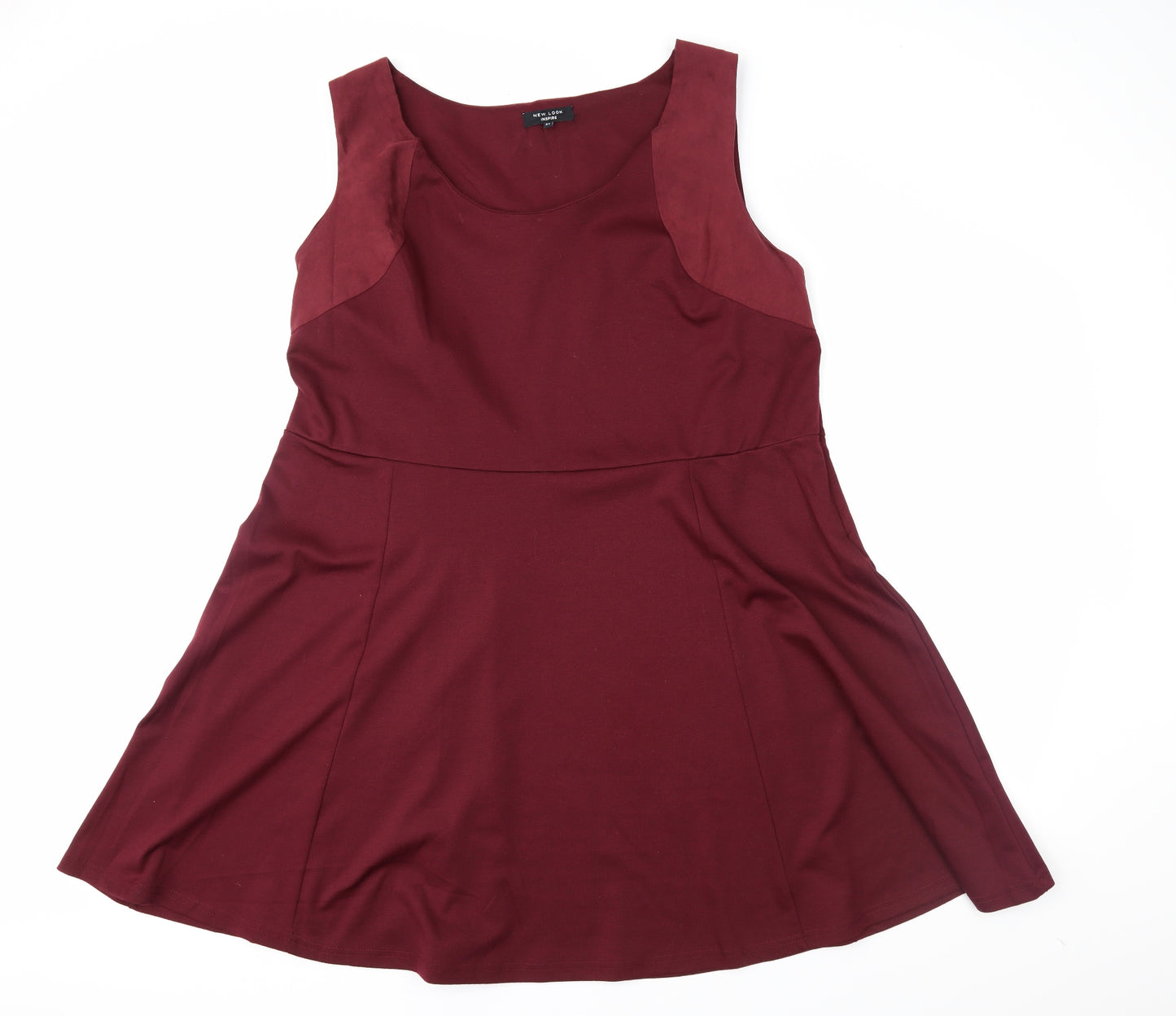newlook Womens Red   Skater Dress  Size 24