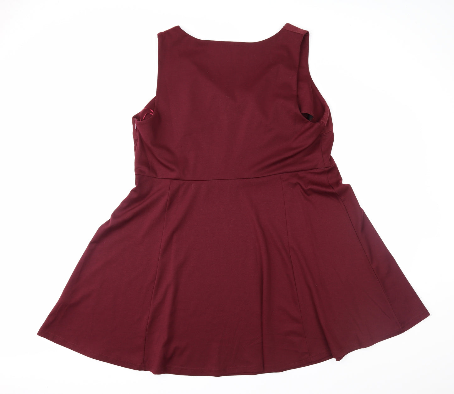 newlook Womens Red   Skater Dress  Size 24