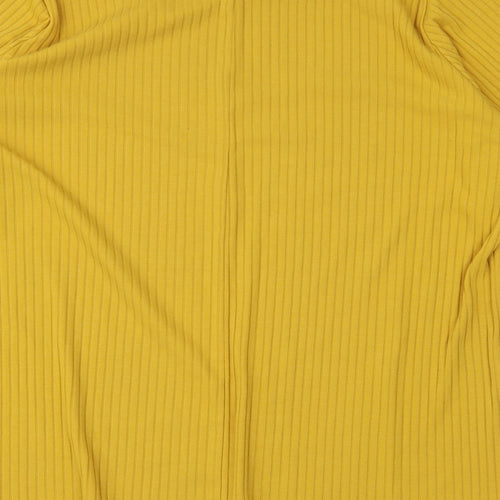 Yours Womens Yellow   Tunic T-Shirt Size 24