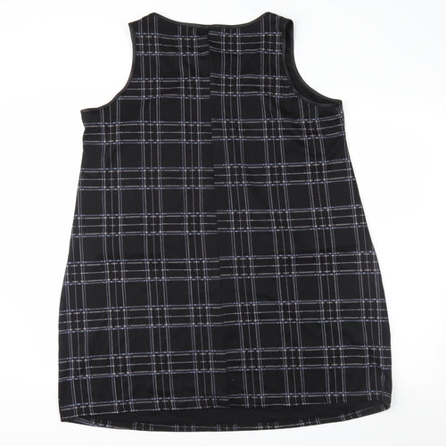 Yours Womens Black Plaid  Pencil Dress  Size 20