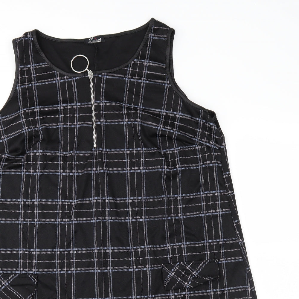 Yours Womens Black Plaid  Pencil Dress  Size 20