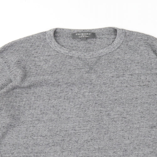 Primark Mens Grey   Pullover Jumper Size S