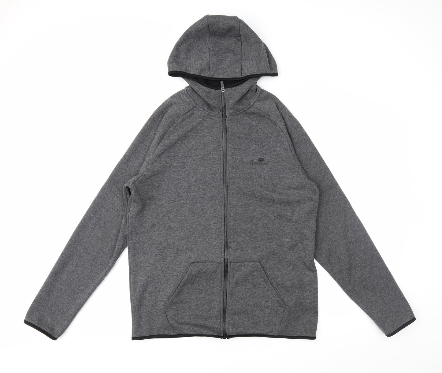 ellesse Mens Grey   Full Zip Hoodie Size S