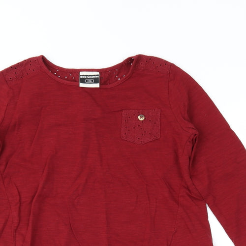 girls colllection Girls Red   Basic Casual Size 4-5 Years