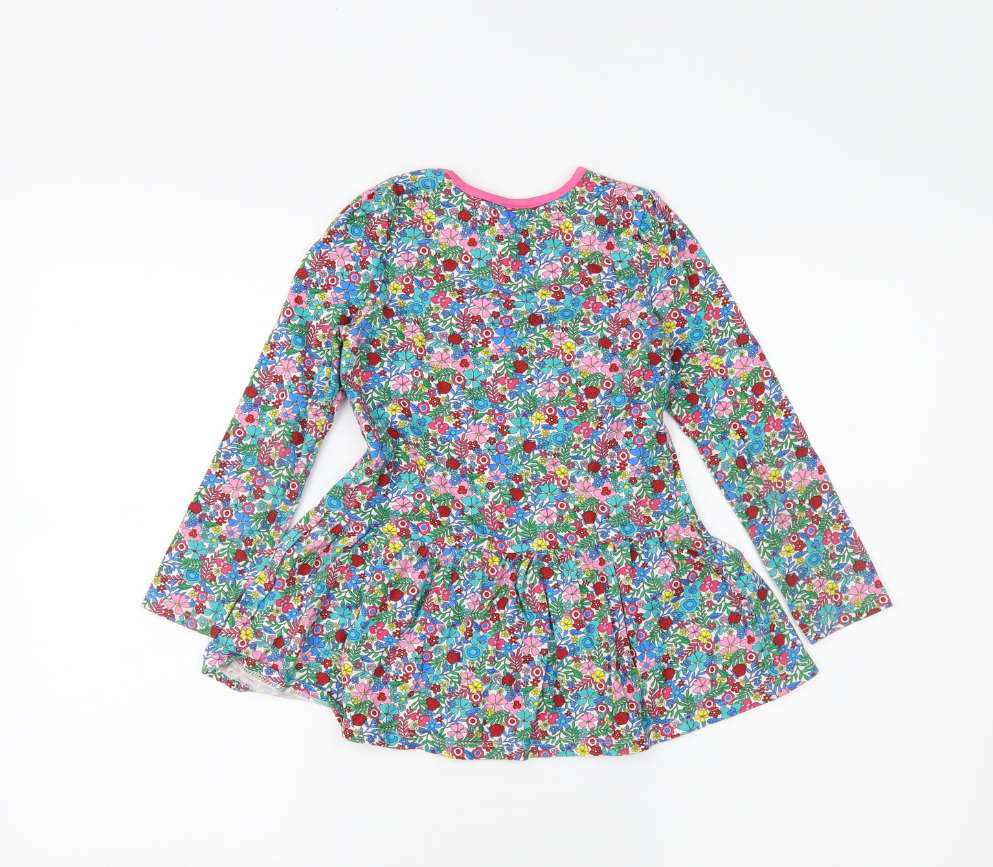 Mini Club Girls Pink Floral  Basic Casual Size 5-6 Years