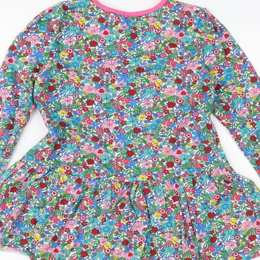 Mini Club Girls Pink Floral  Basic Casual Size 5-6 Years
