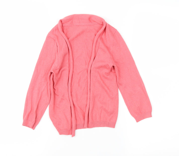 Nutmeg Girls Pink   Wrap Jumper Size 4-5 Years
