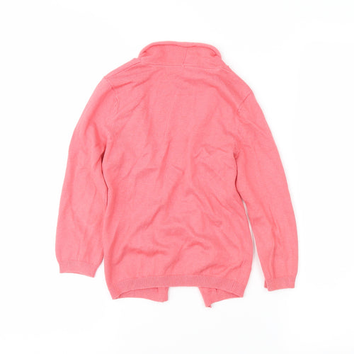 Nutmeg Girls Pink   Wrap Jumper Size 4-5 Years