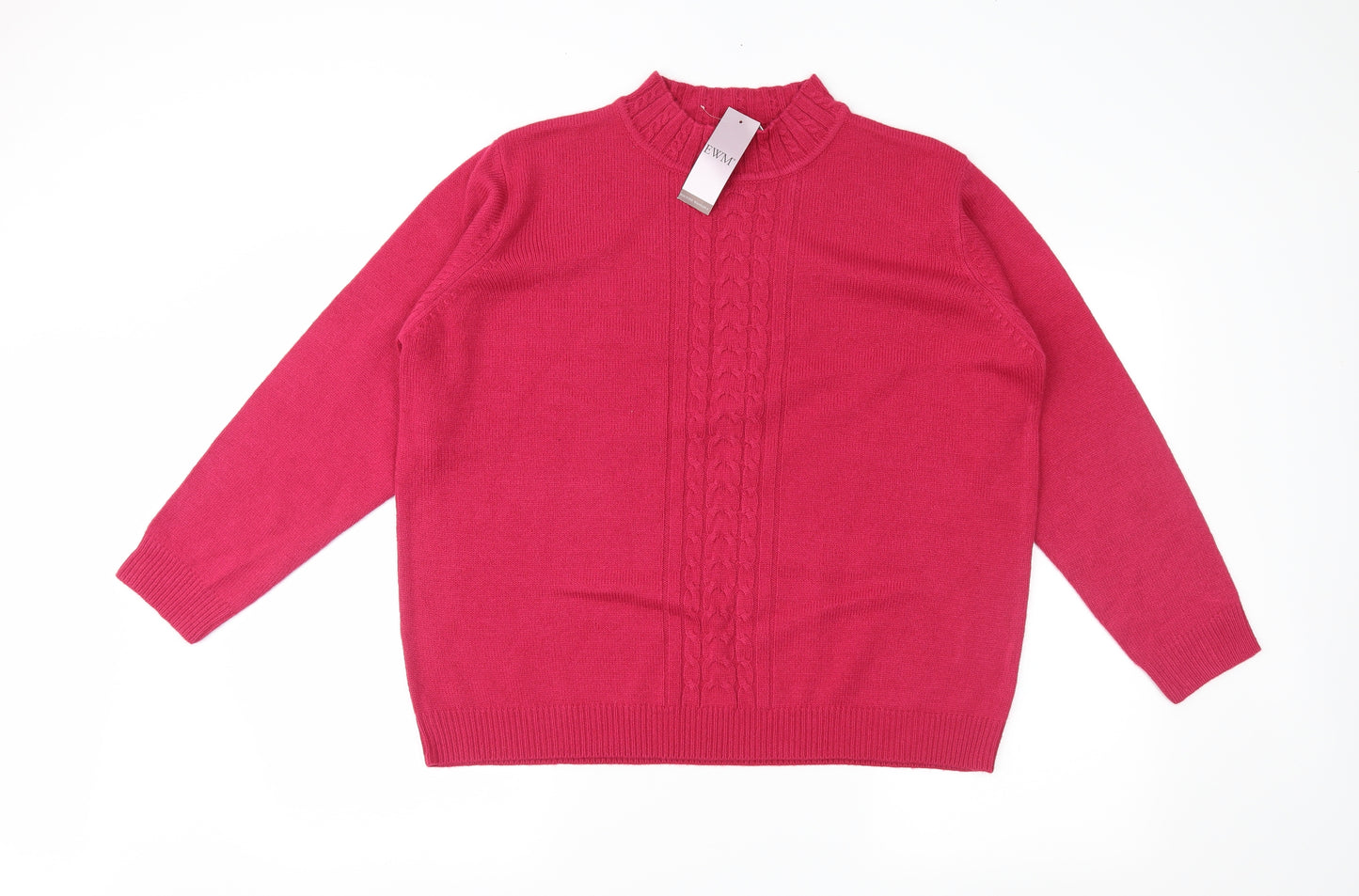 EWM Womens Pink   Pullover Jumper Size XL