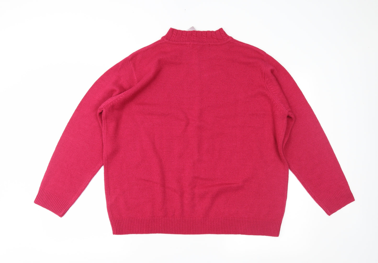 EWM Womens Pink   Pullover Jumper Size XL