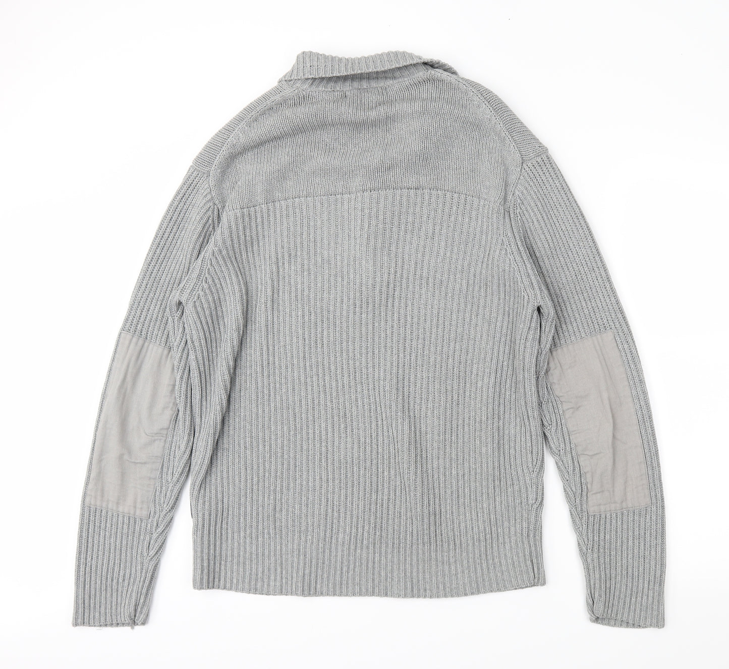 French Connection Mens Grey   Henley Jumper Size XL