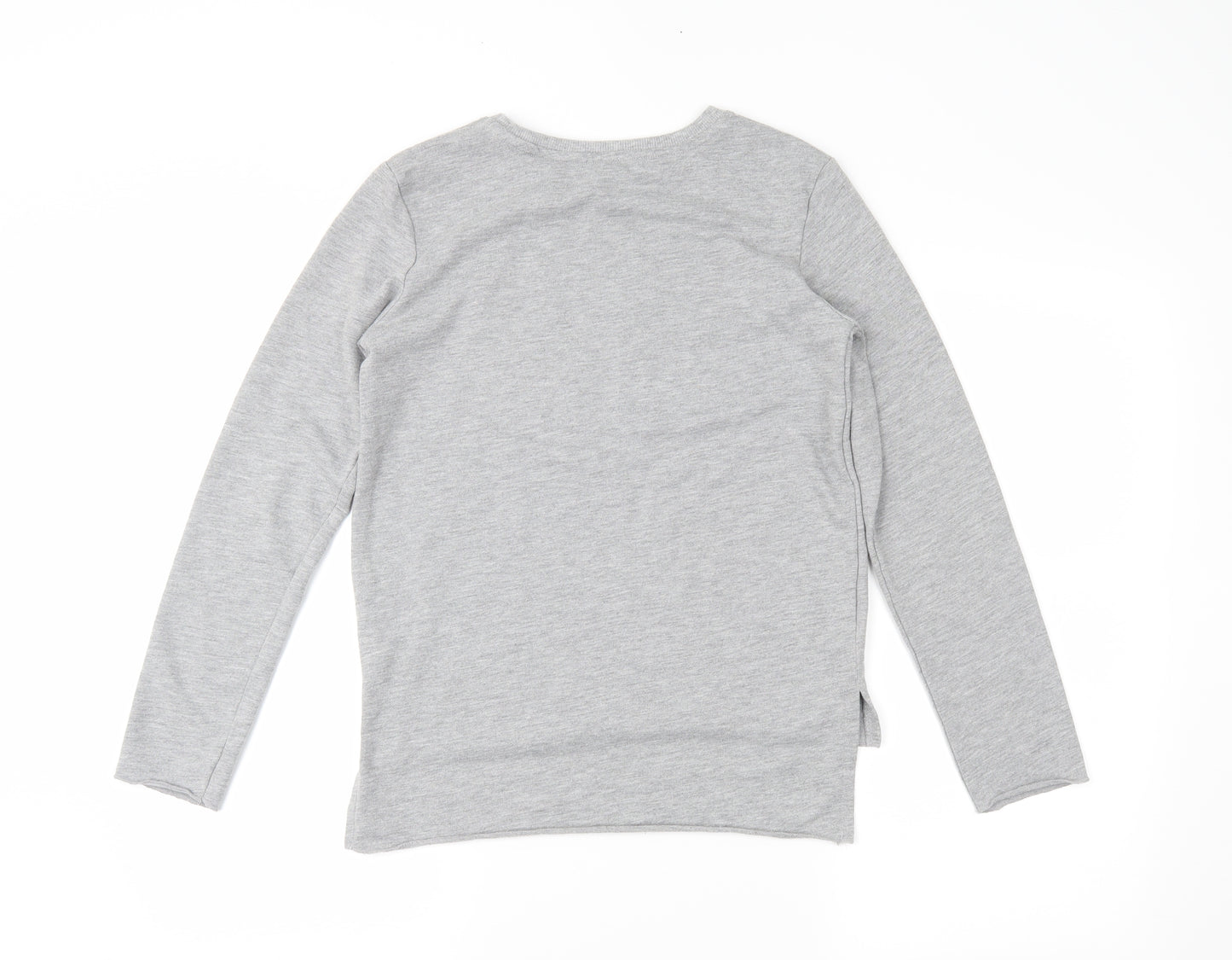 YD Girls Grey   Pullover Sweatshirt Size 11-12 Years  - Reversible sequins