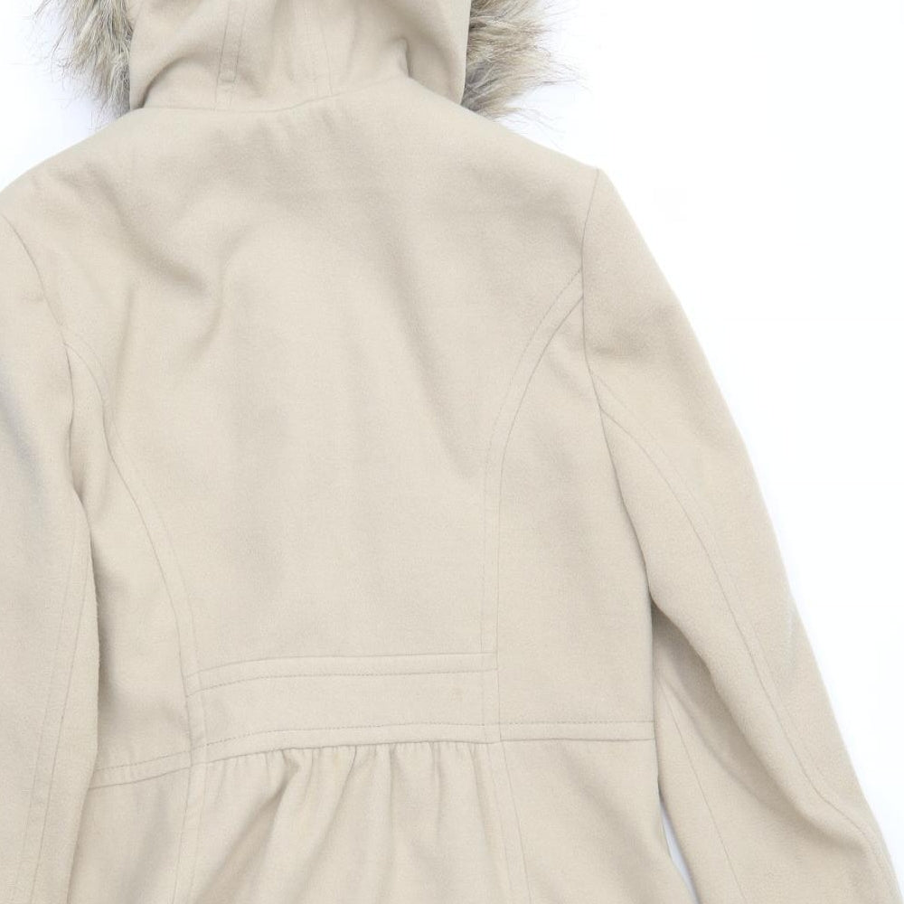 Atmosphere Womens Beige   Overcoat Coat Size 12