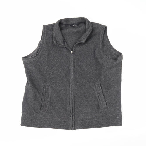 BM Womens Grey   Full Zip Jumper Size XL
