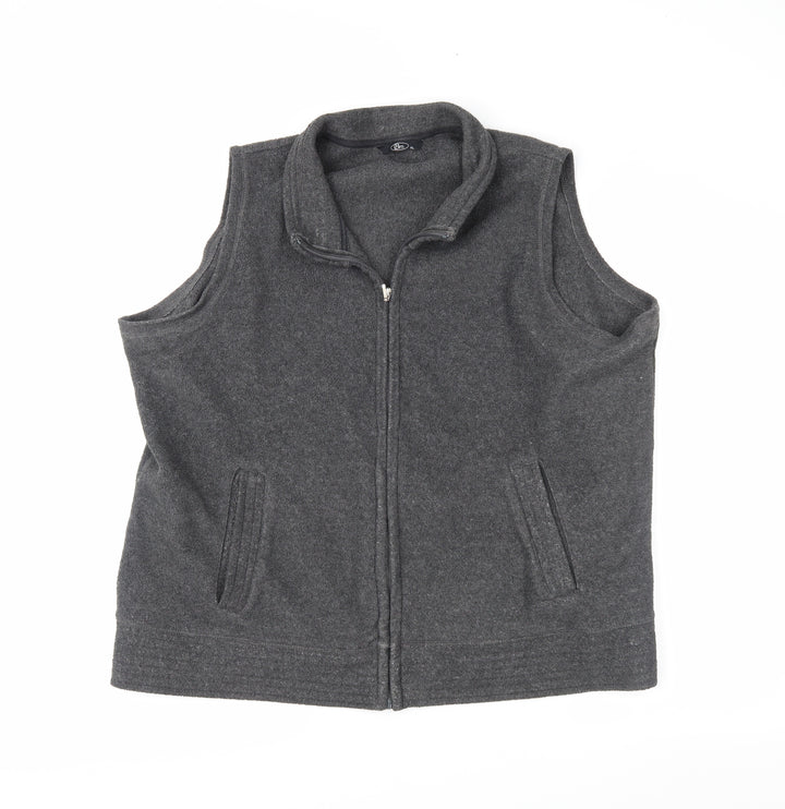 BM Womens Grey   Full Zip Jumper Size XL