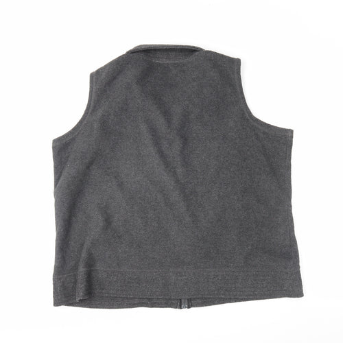 BM Womens Grey   Full Zip Jumper Size XL