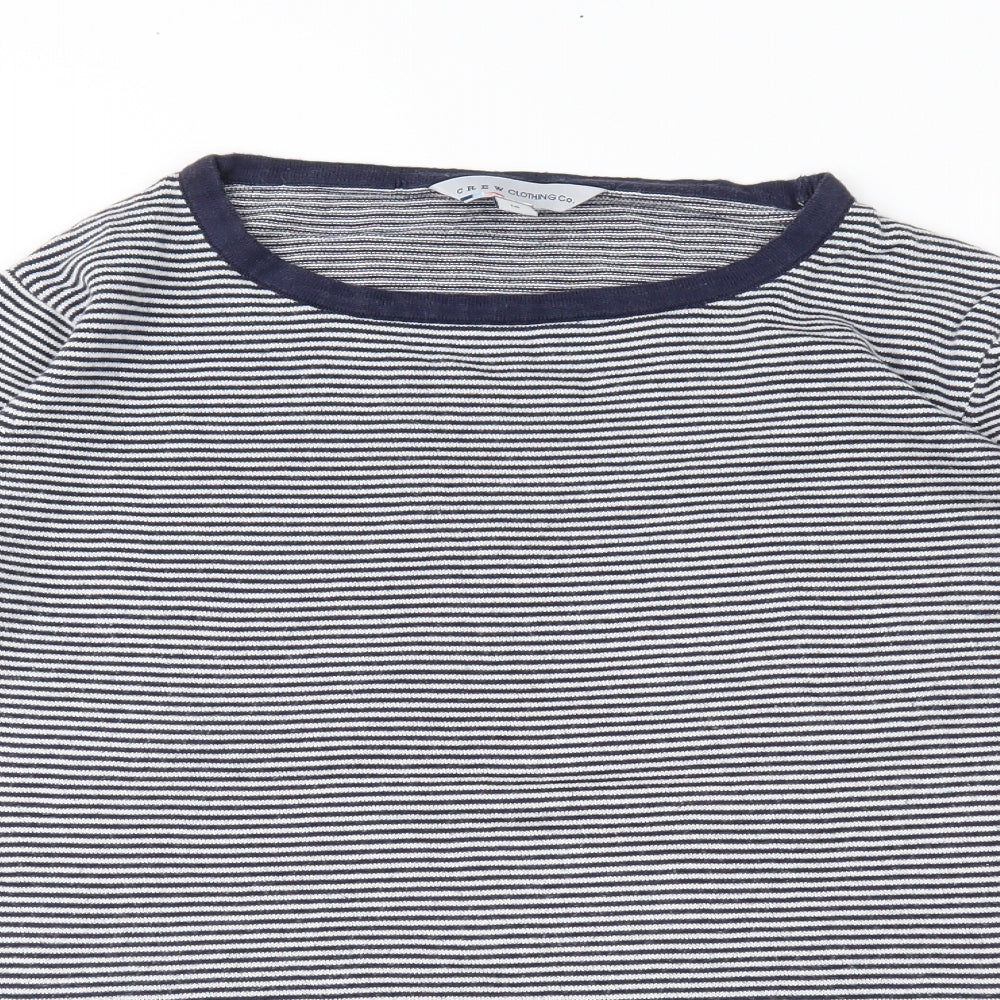Crew Clothing Womens Blue Striped  Tunic Jumper Size 18