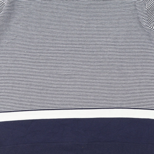 Crew Clothing Womens Blue Striped  Tunic Jumper Size 18