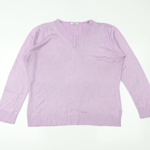 Damart Womens Purple   Pullover Jumper Size 14