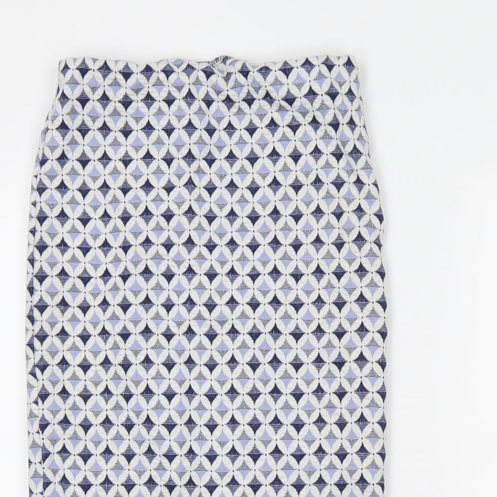 Zara Womens Blue   Straight & Pencil Skirt Size M