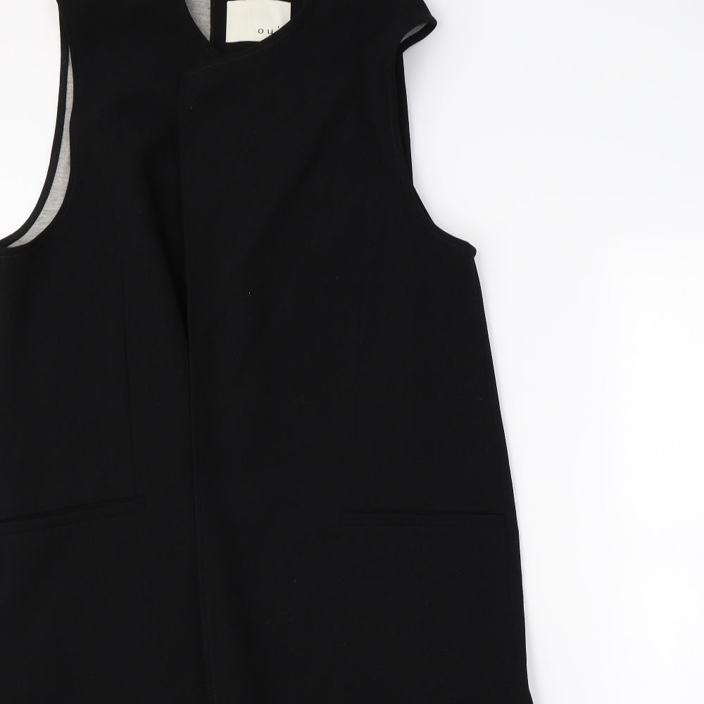 Oui Womens Black   Cardigan Jumper Size 16
