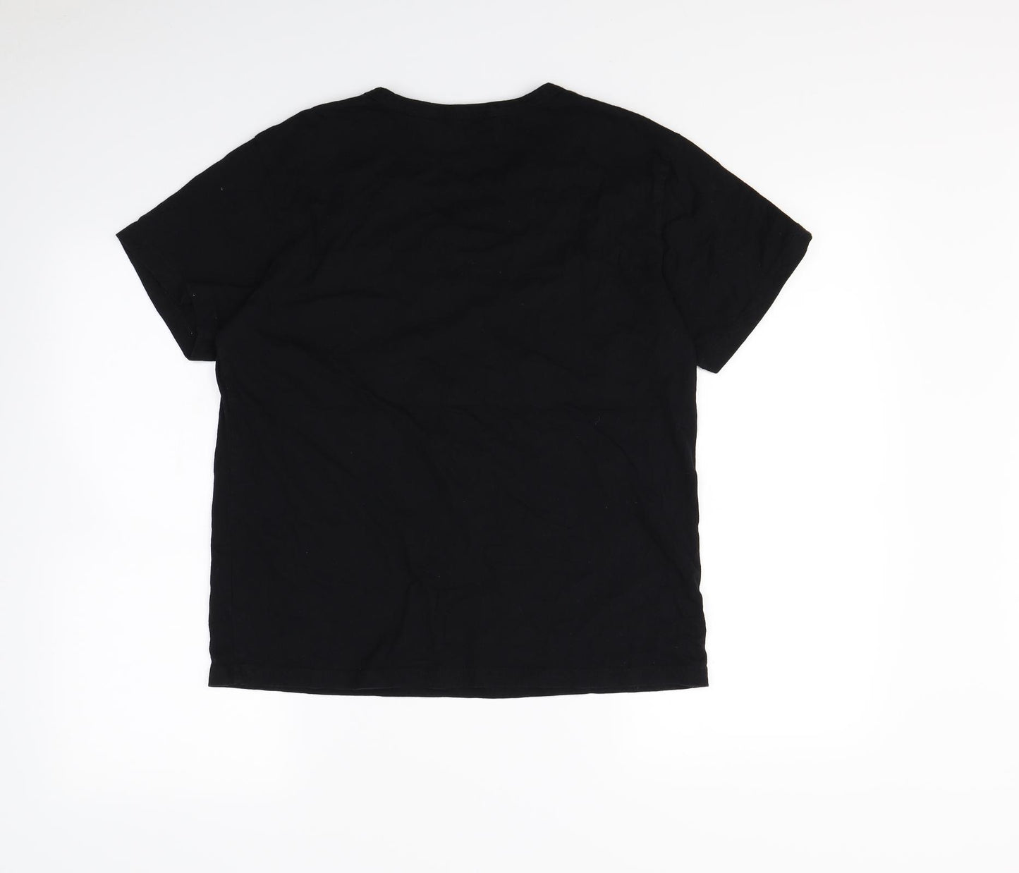 Shein   Womens Black   Basic T-Shirt Size XL