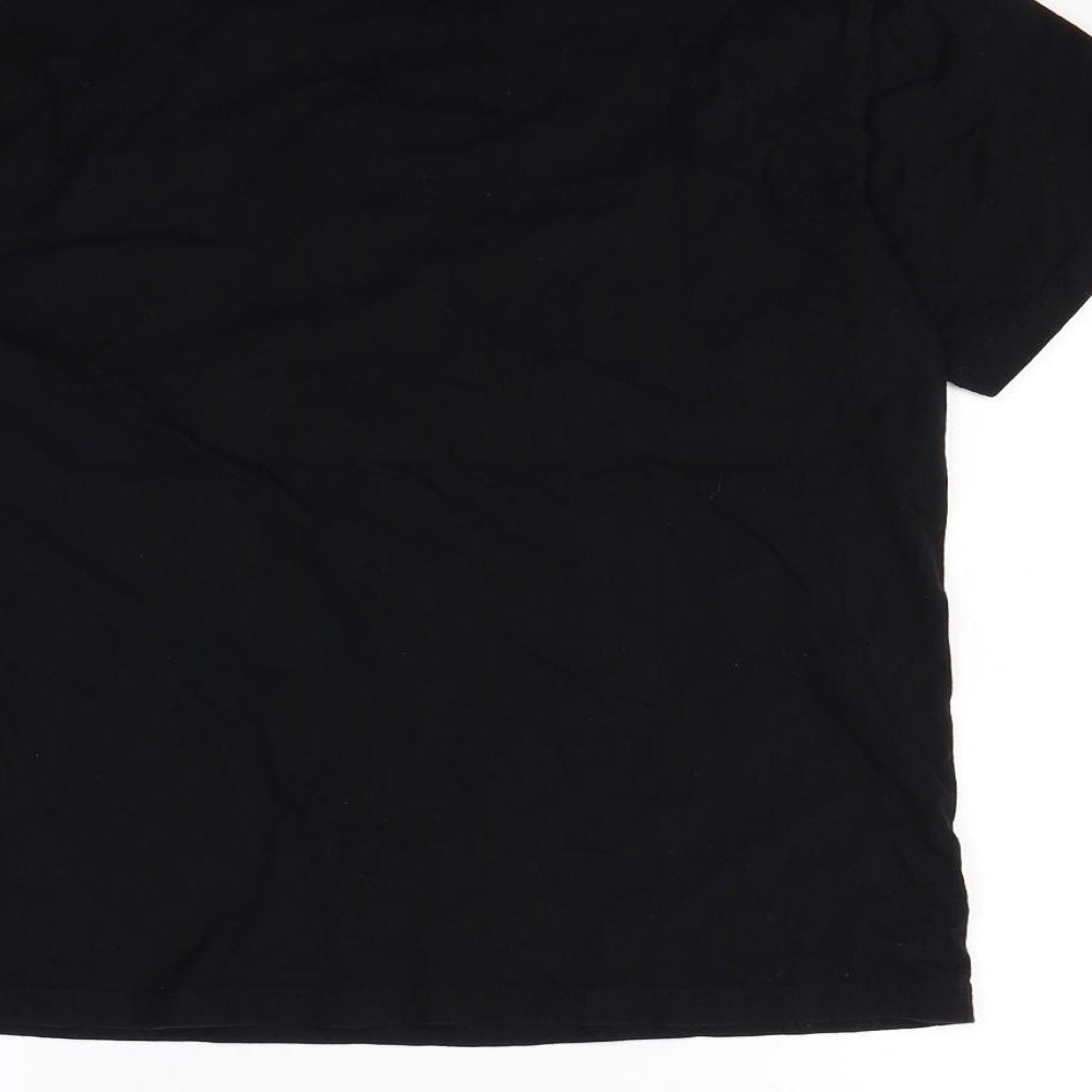 Shein   Womens Black   Basic T-Shirt Size XL