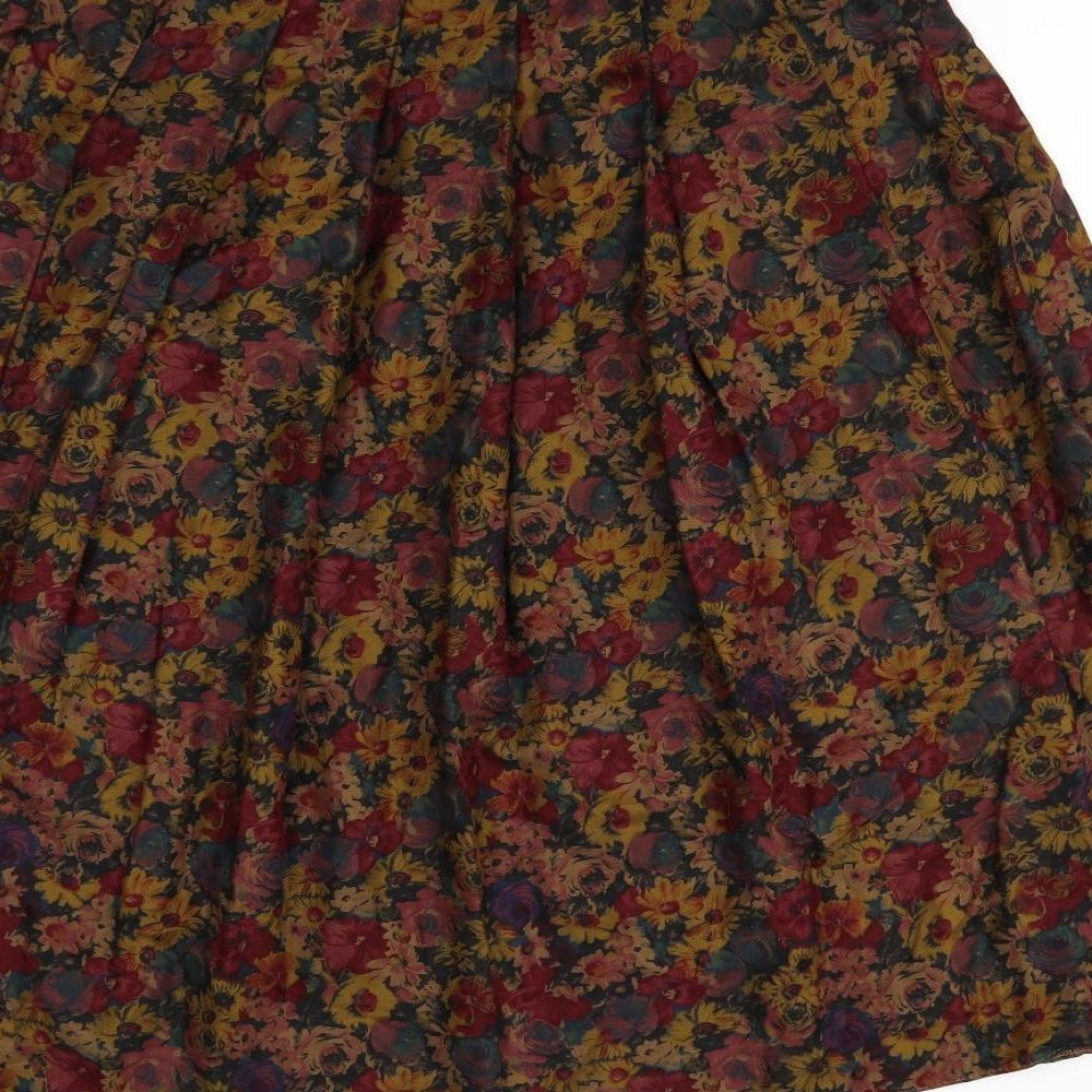 M&S Womens Multicoloured Floral  Maxi Skirt Size 14