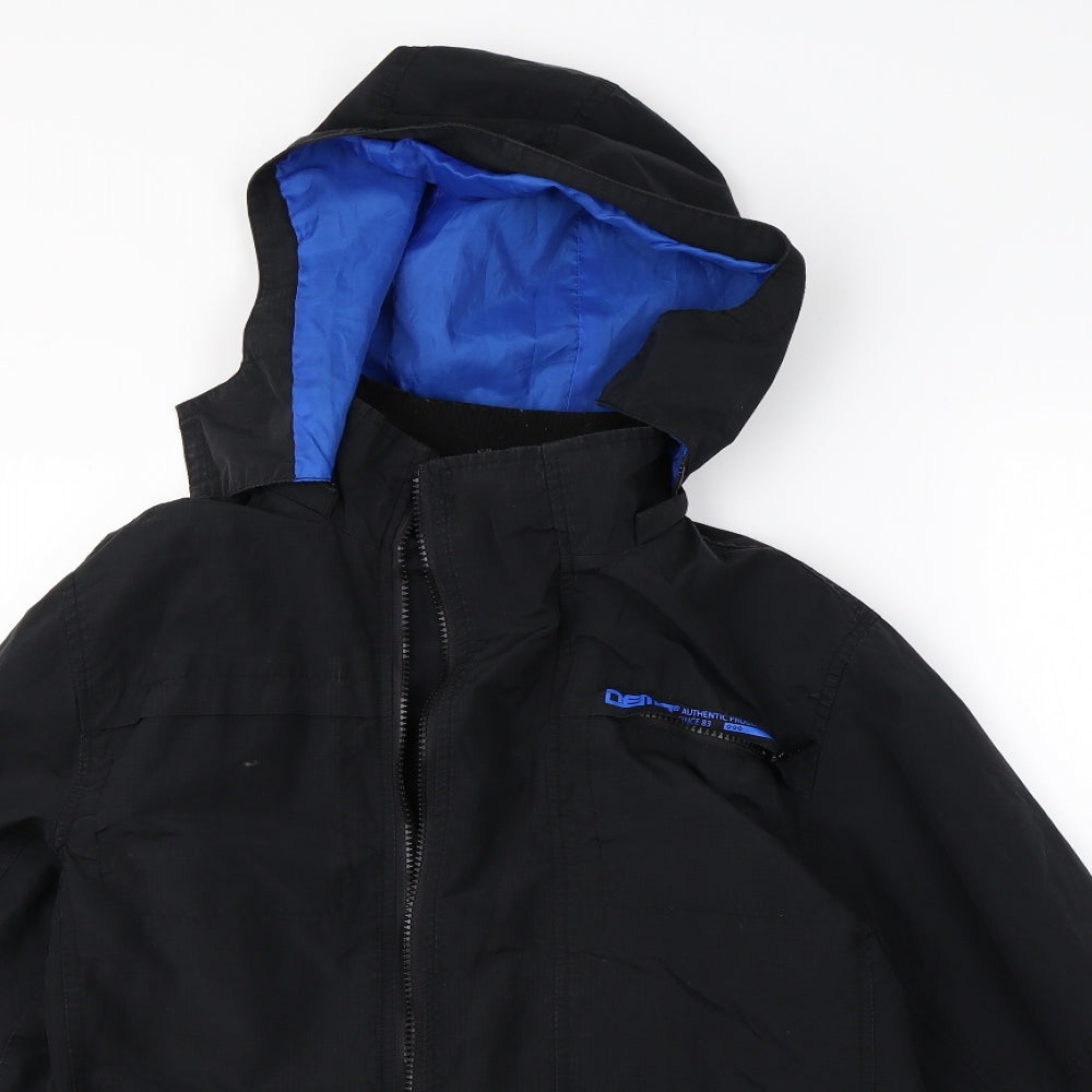 Demo Boys Black   Rain Coat Coat Size 13 Years