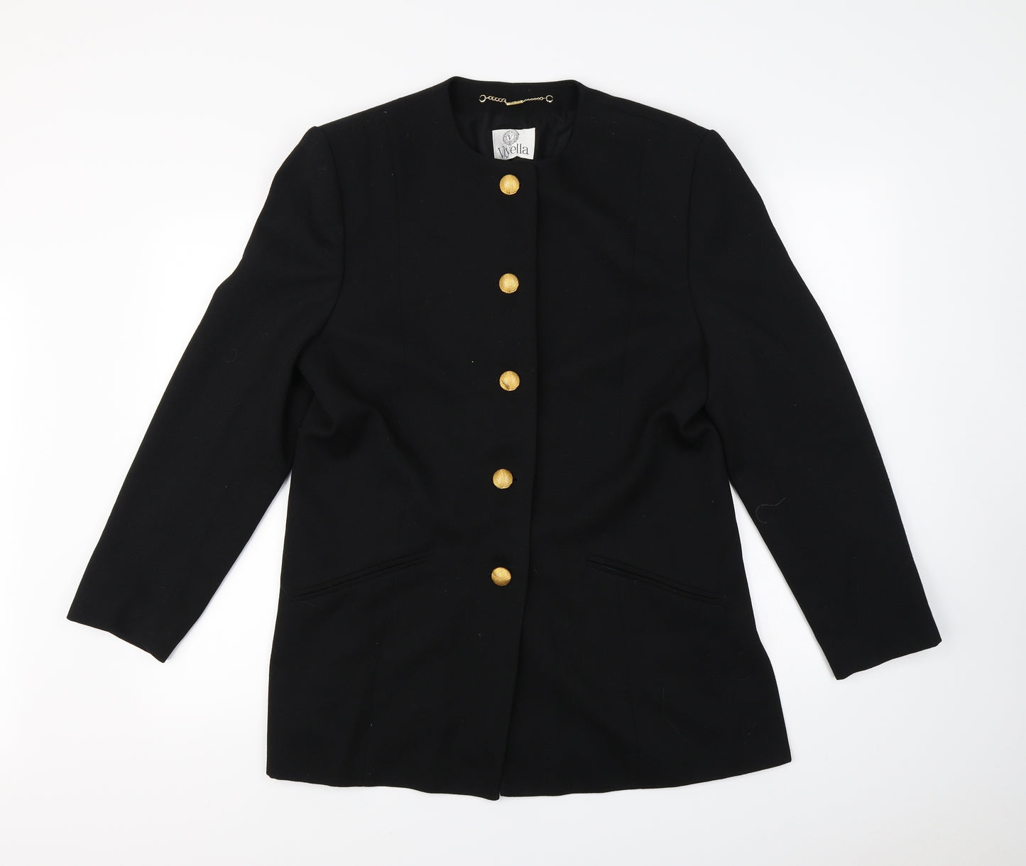 Viyella Womens Black   Jacket  Size 14