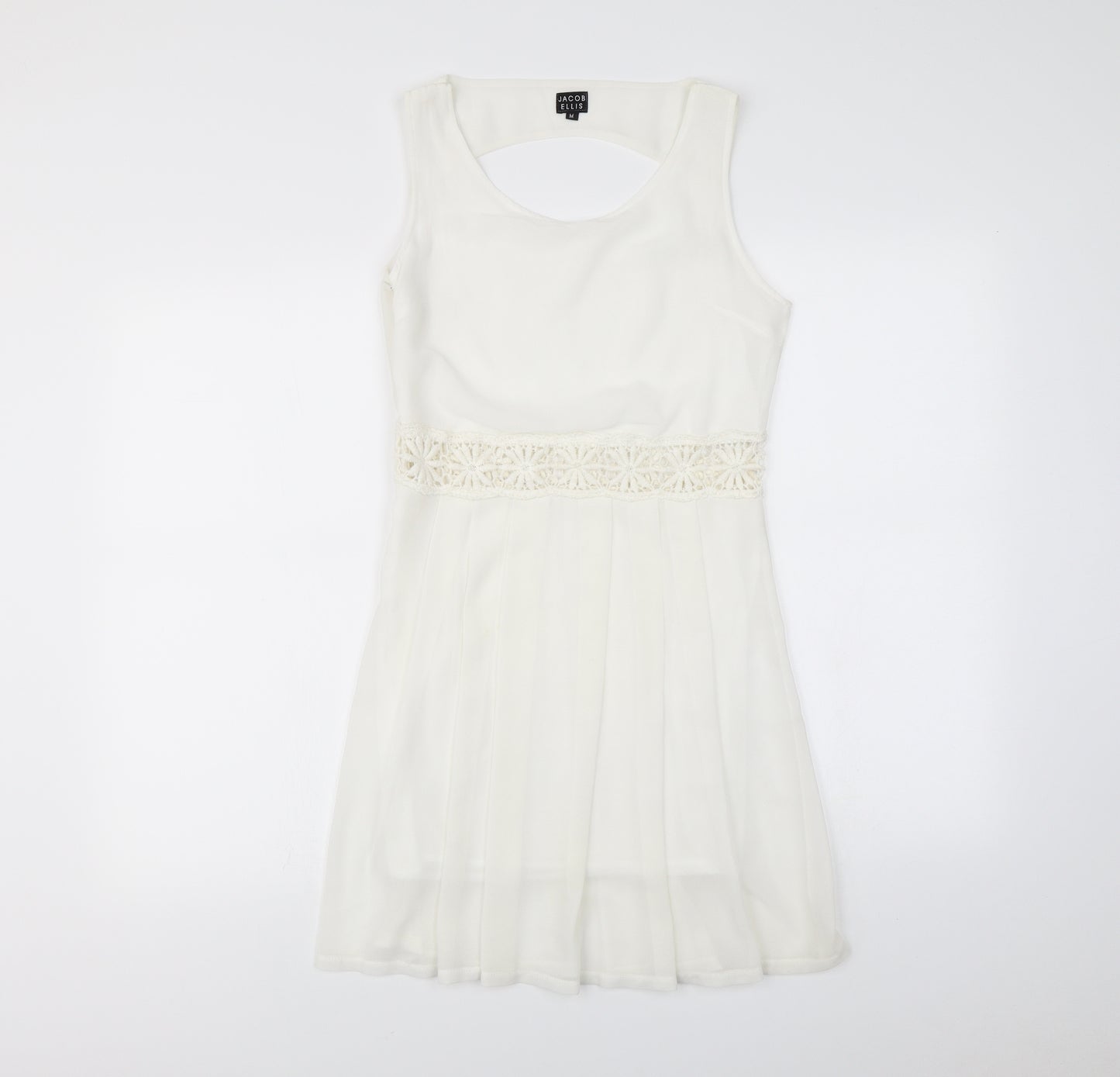 Jacob ellis Womens White   Fit & Flare  Size M