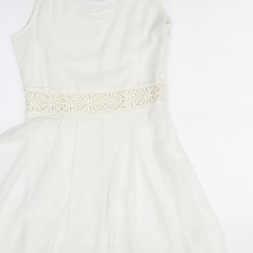 Jacob ellis Womens White   Fit & Flare  Size M