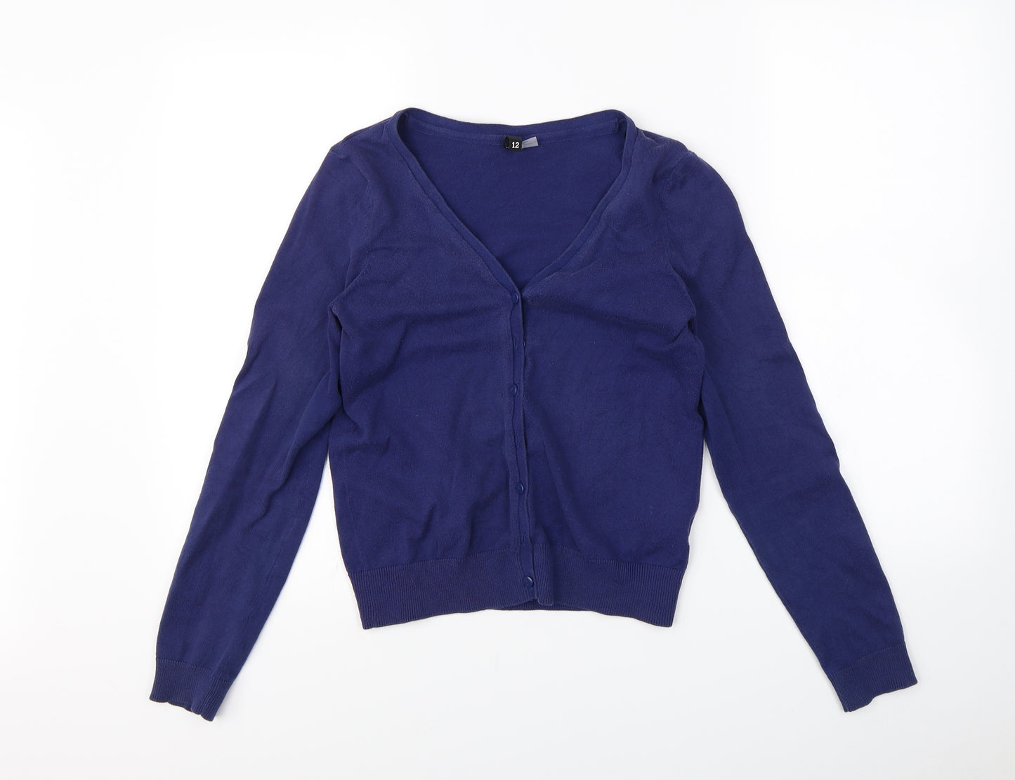 Divided Womens Blue   Cardigan Jumper Size 12