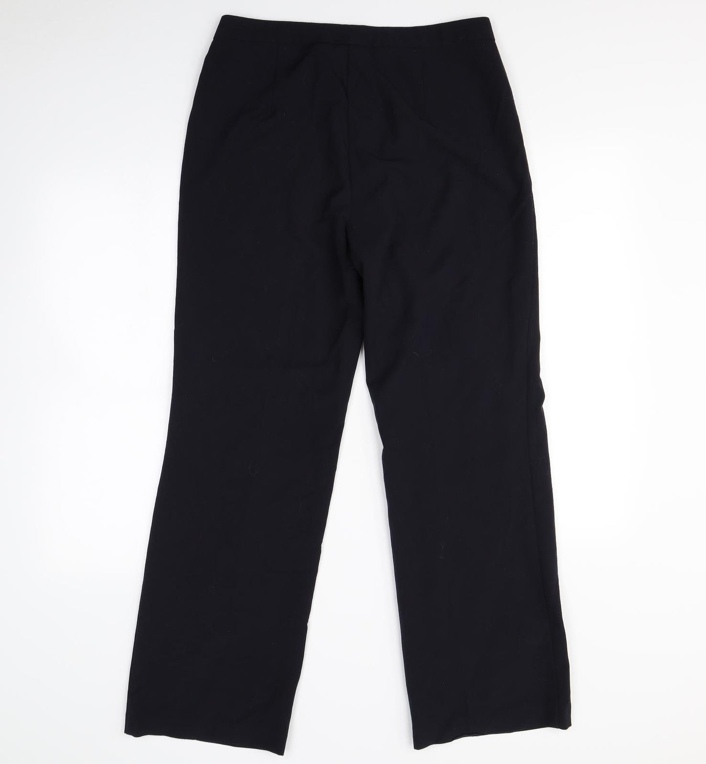 M&S Womens Blue   Dress Pants Trousers Size 12 L28 in