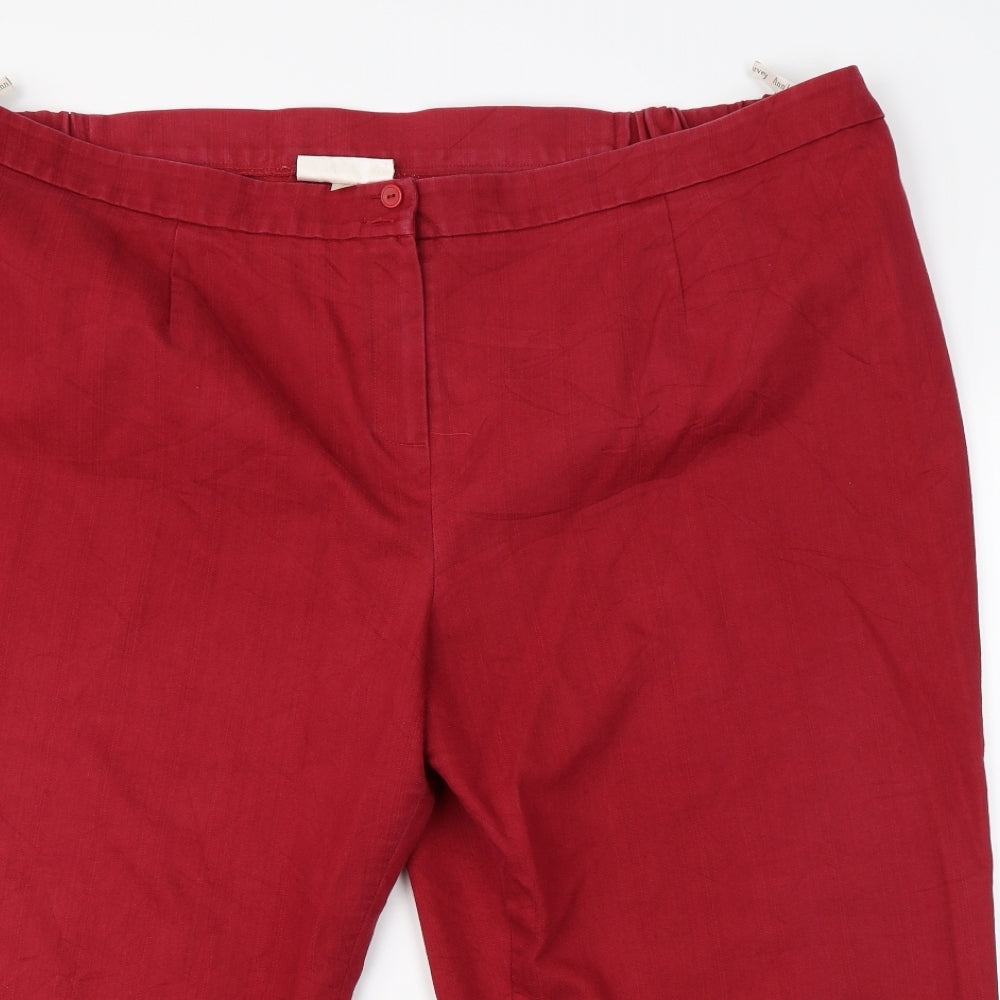 Ann Harvey Womens Pink   Cargo Shorts Size 28